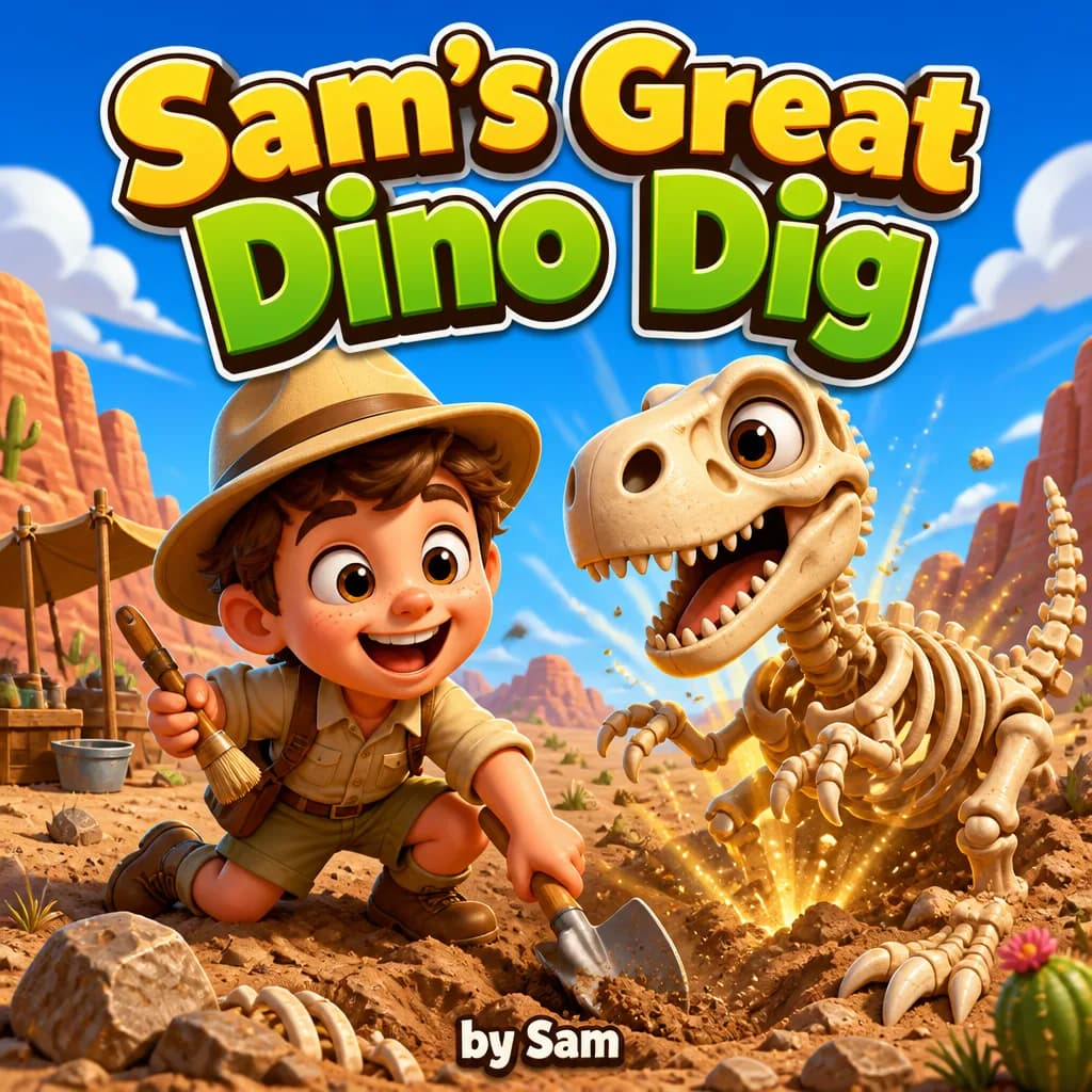 Cover · Sam's Great Dino Dig